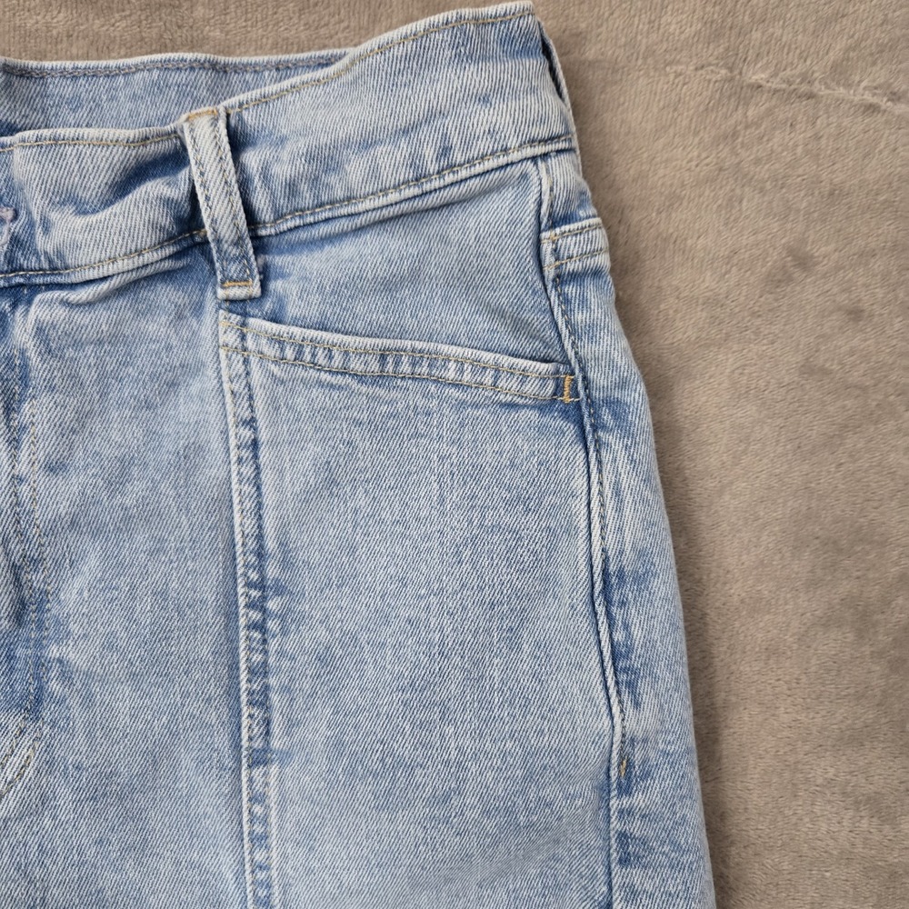 Gap Stride Ankle Jeans Womens 29 Blue High Waisted Baggy Wide Leg Denim 70s Y2K - Picture 10 of 13